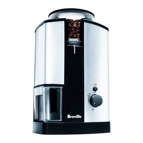 Breville Conical Burr BCG450XL /A User manual