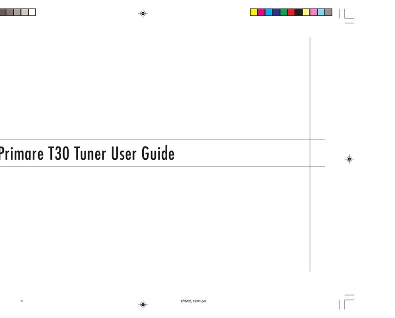Primare T30 user guide