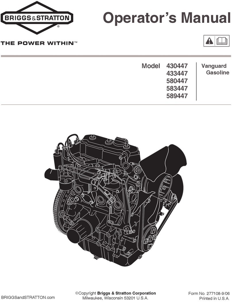 Briggs & Stratton 430447 Operator's manual