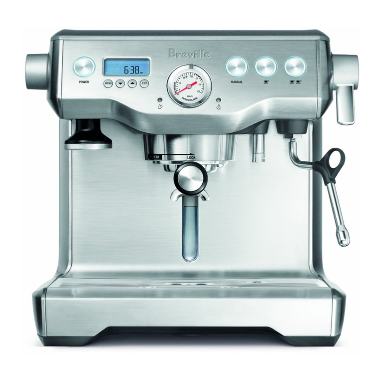 Breville the Dual Boiler BES900XL Instruction booklet