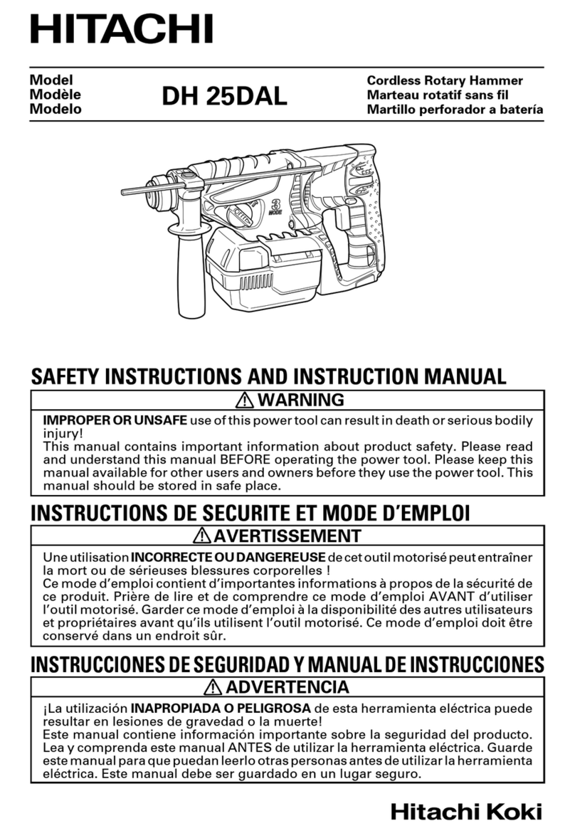 Hitachi DH25DAL User manual