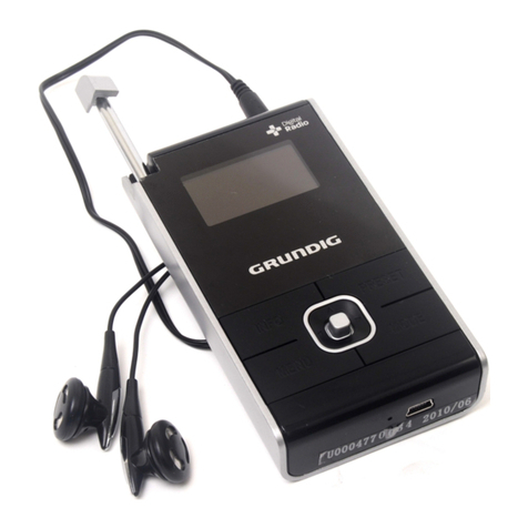 Grundig Roam GPR800DAB User manual