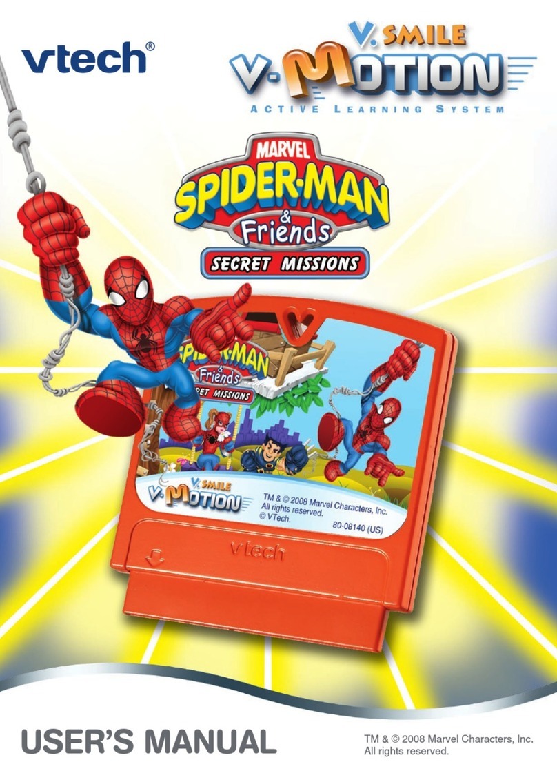 V-tech V.Smile Motion: Spidey & Friends User manual