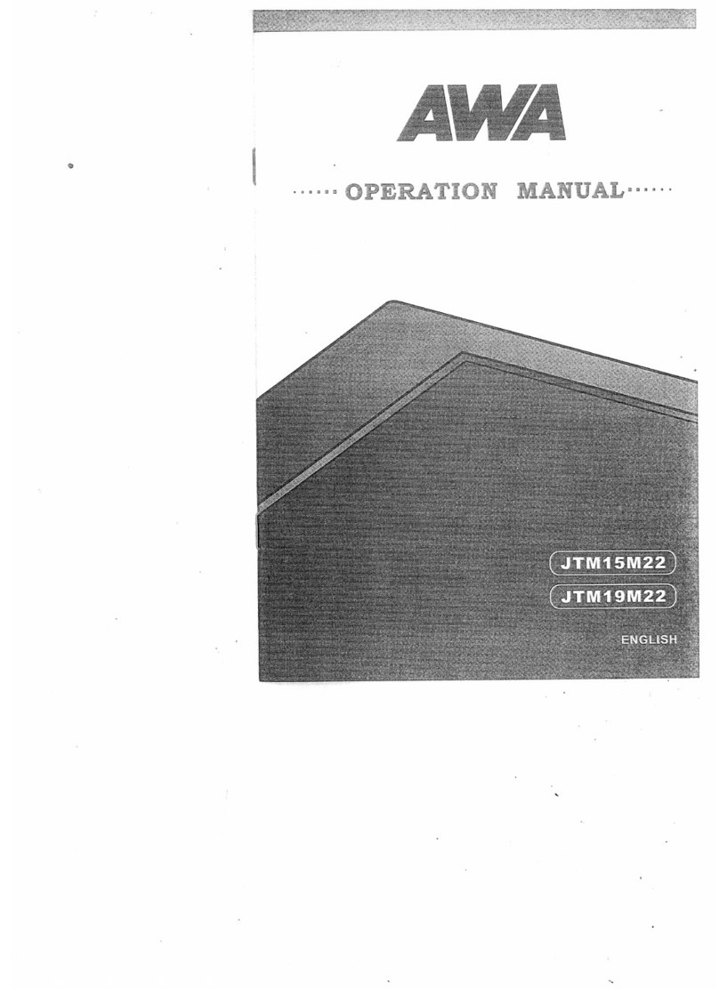 AWA JTM15M22 User manual