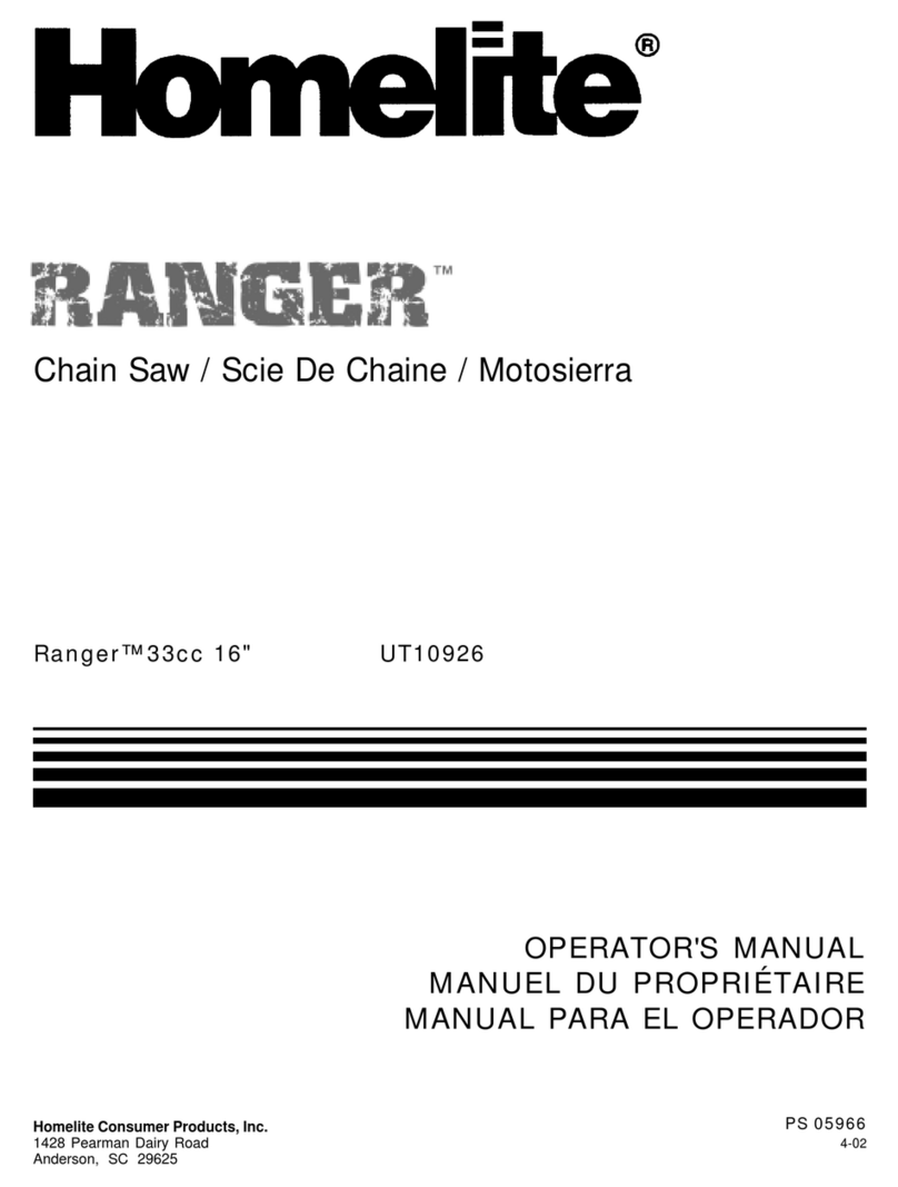 Homelite Ranger UT10926 Operator's manual