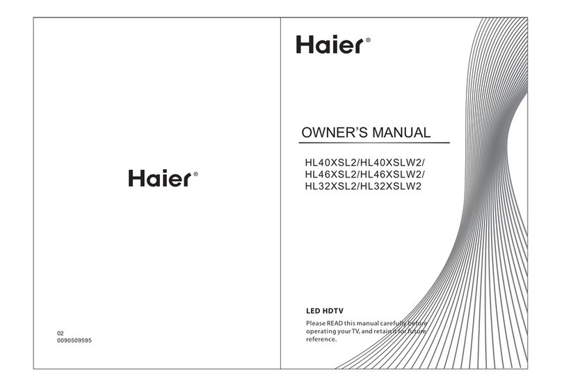 Haier HL32XSL2a User manual Haier HL32XSL2a User manual