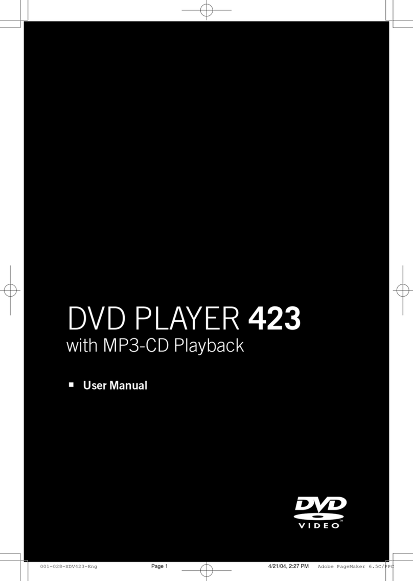 Magnavox MDV423 Configuration guide