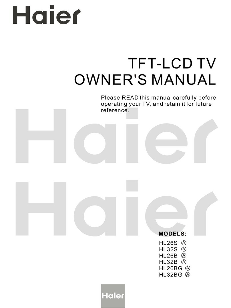 Haier HL26S-A User manual Haier HL26S-A User manual