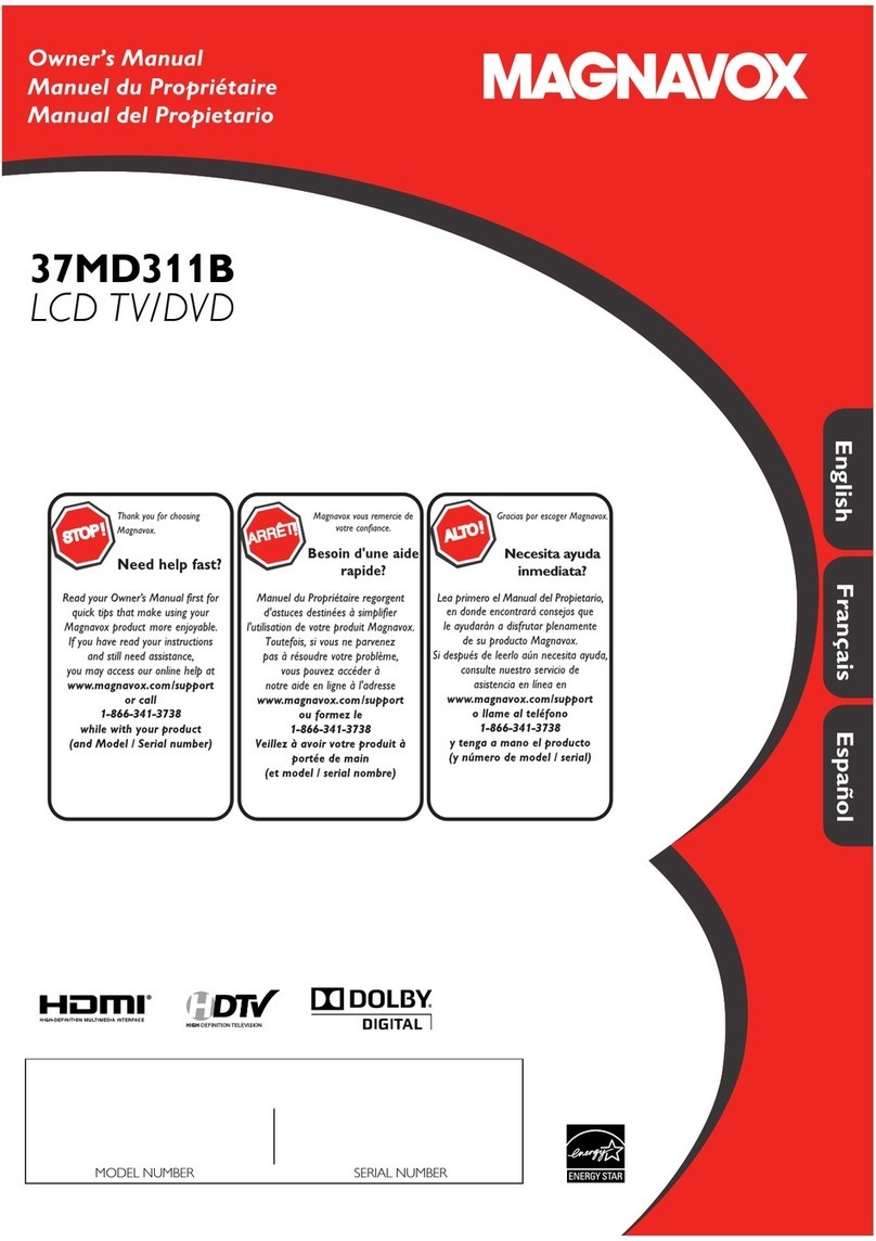 Magnavox 37MD311B User guide