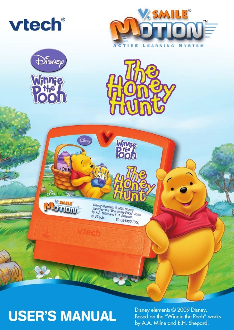 V-tech V.Smile Motion-Winnie the Pooh-The Honey... User manual