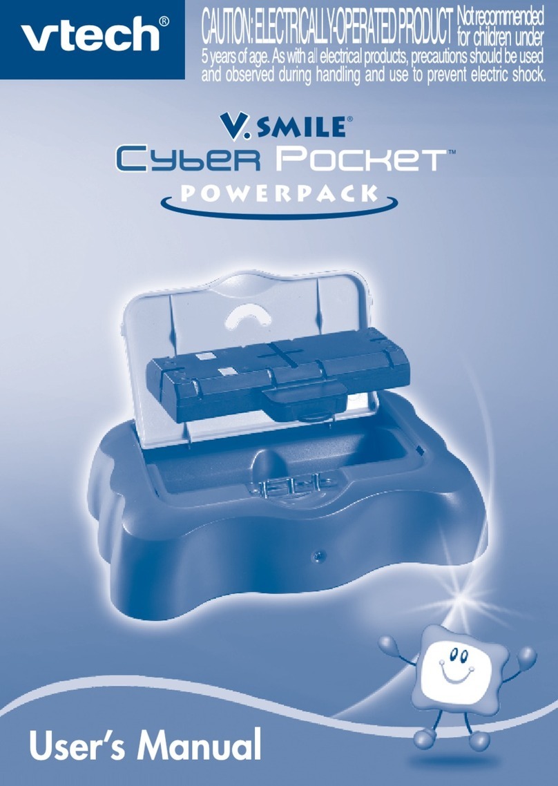 V-tech V.Smile Cyber Pocket  Power Pack User manual