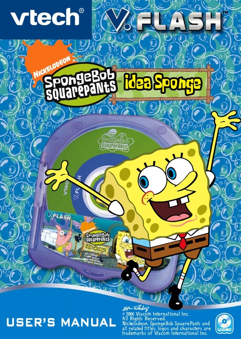 V-tech V.Flash: SpongeBob Squarepants Idea Sponge User manual