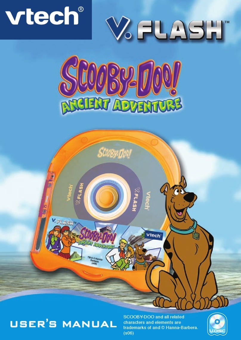 V-tech V.Flash: Scooby-Doo Ancient Adventure User manual