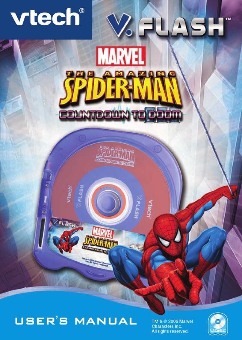 V-tech V.Flash: Spiderman Countdown to Doom User manual