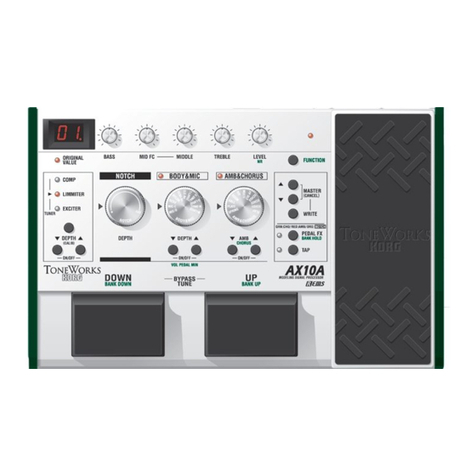 Korg Toneworks AX10A User manual