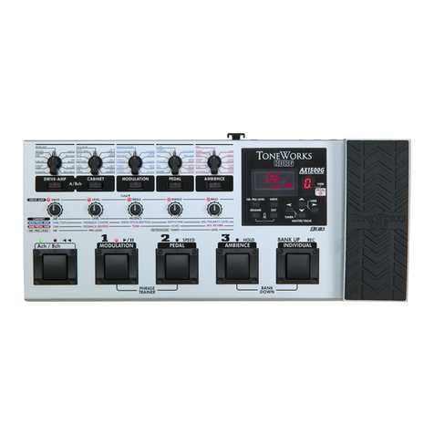 Korg Toneworks AX1500G User manual