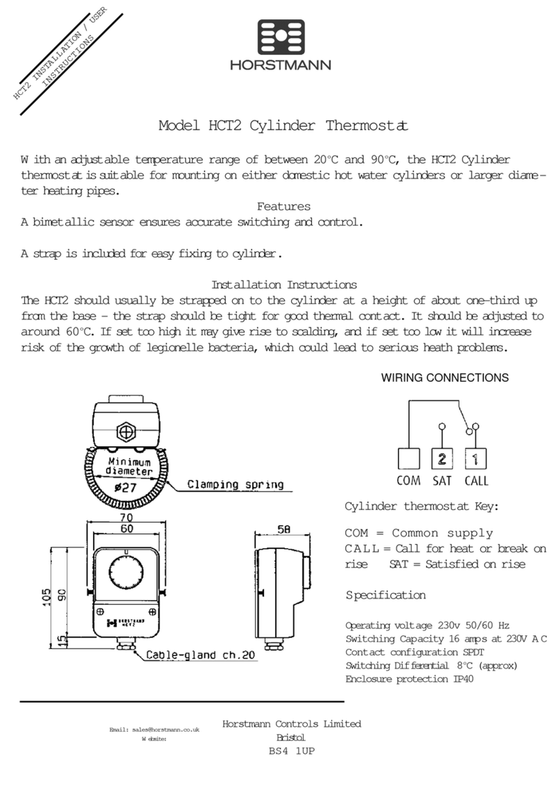 Horstmann HCT2 User manual