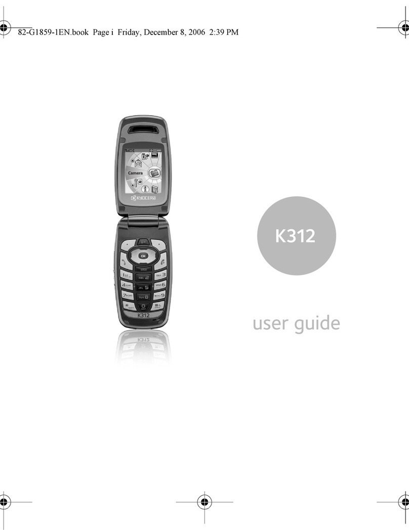 Kyocera K312 user guide