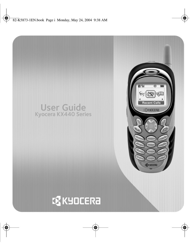 Kyocera KX440 series User manual