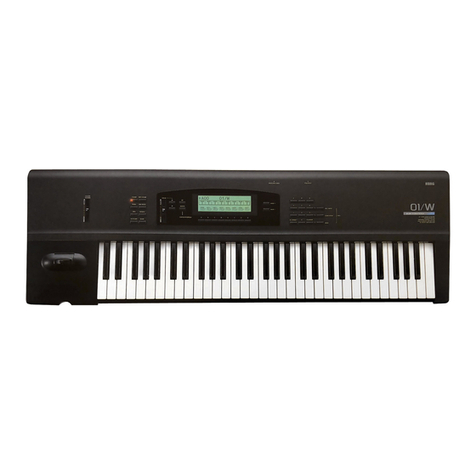 Korg O1/W FD owner's manual