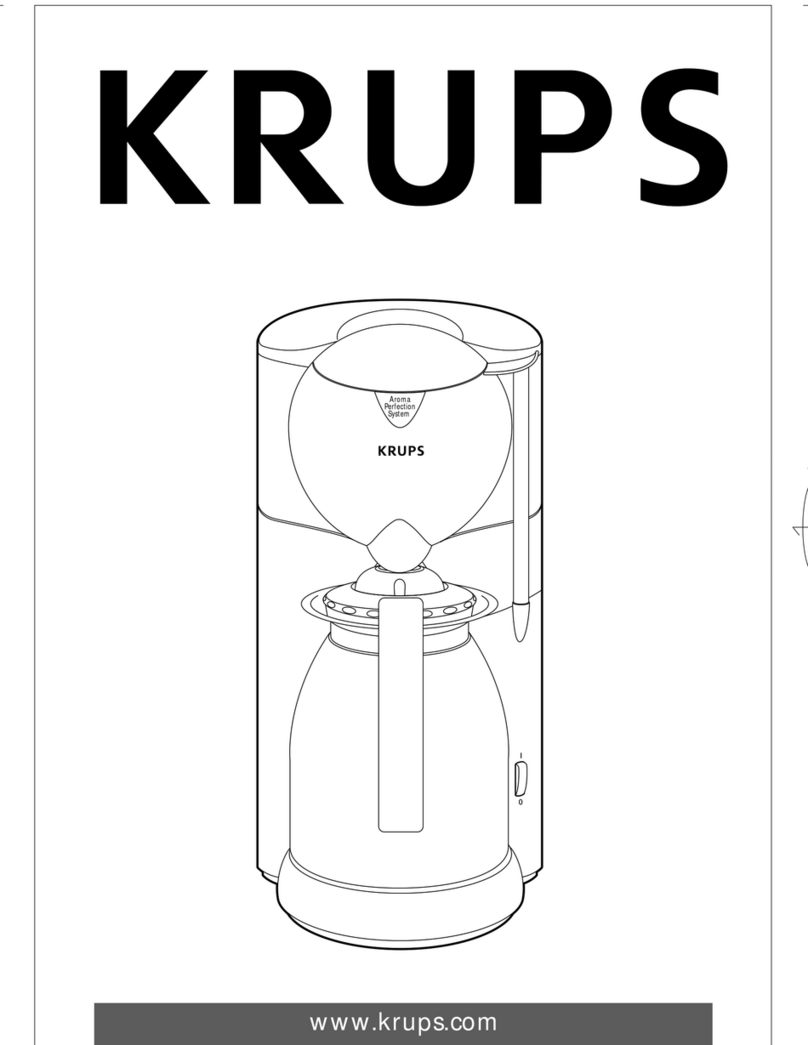 Krups F198 User manual