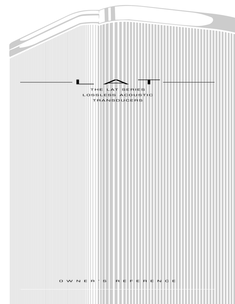 Krell Industries LAT series User manual