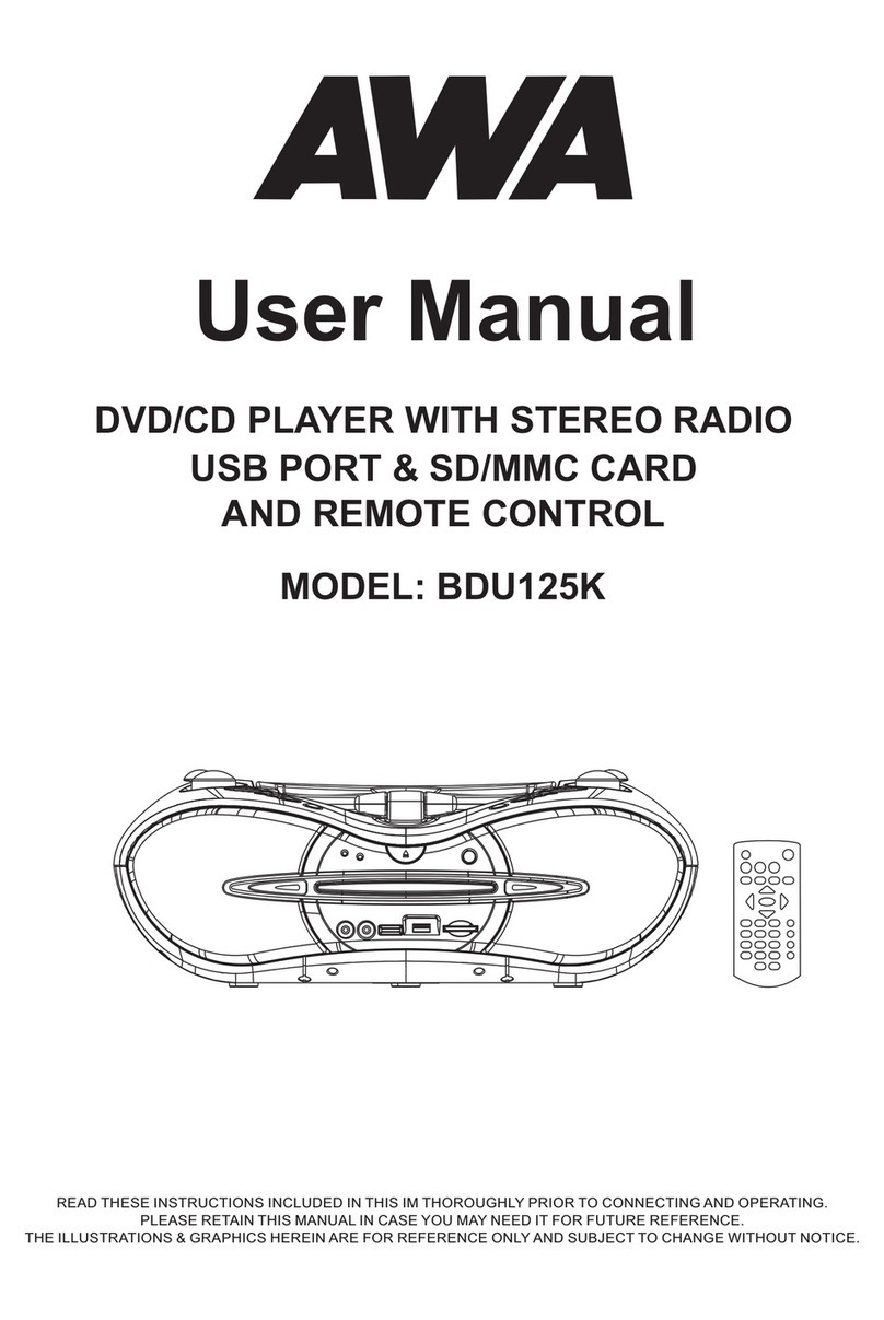AWA BDU125K User manual