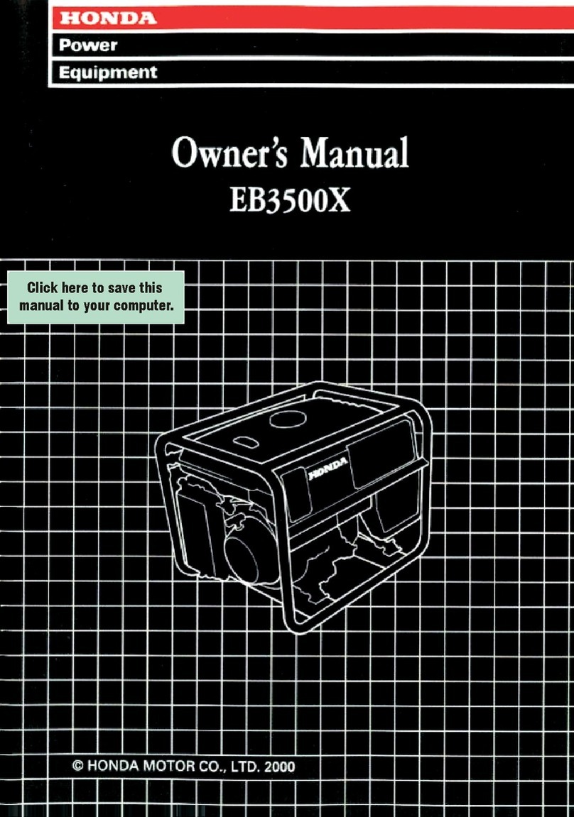 Honda EB3500X owner's manual