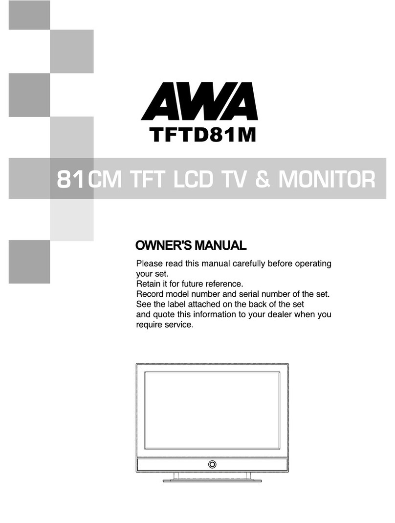 AWA TFTD81M User manual