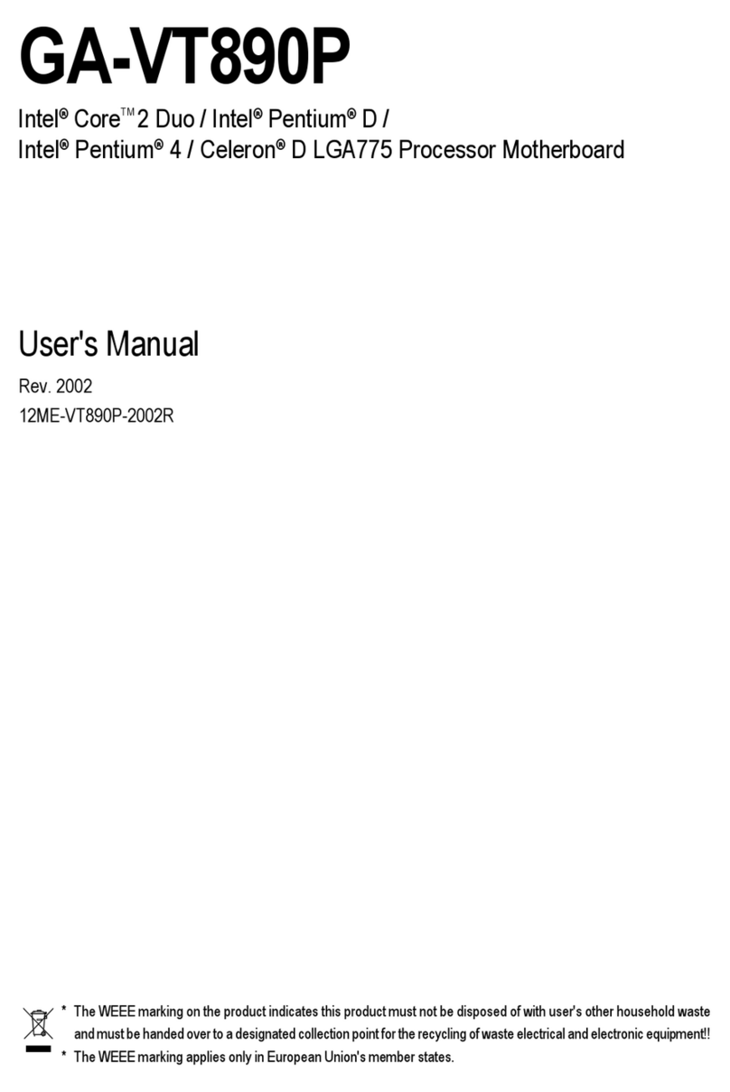 Gigabyte GA-VT890P user manual