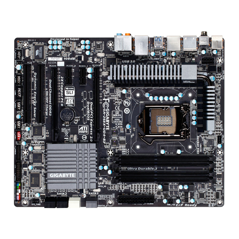 Gigabyte GA-Z68X-UD4-B3 User manual