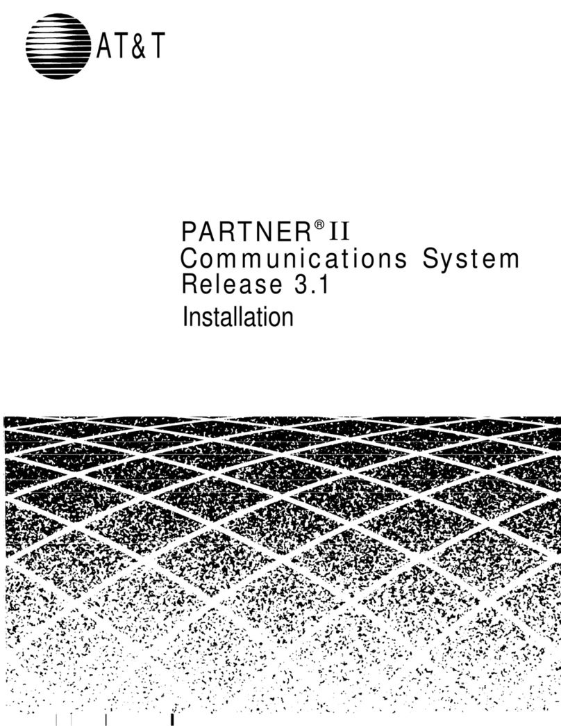 AT&T PARTNER II Release 3.1 User manual