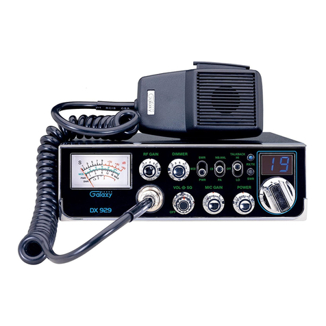 Galaxy DX 929 User manual