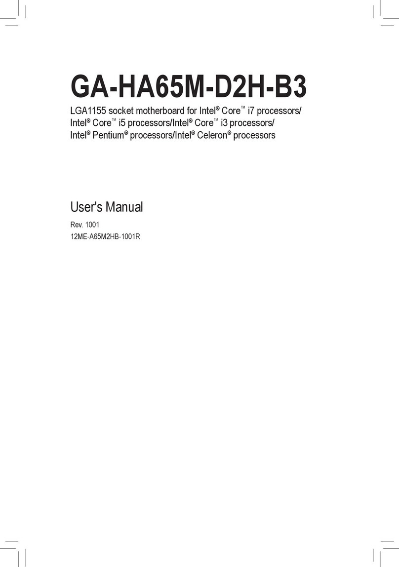 Gigabyte GA-HA65M-D2H-B3 user manual