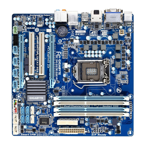 Gigabyte GA-Q67M-D2H-B3 user manual
