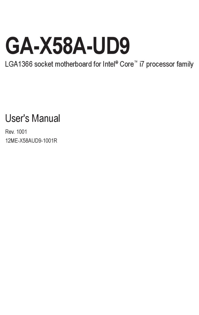 Gigabyte GA-X58A-UD9 user manual