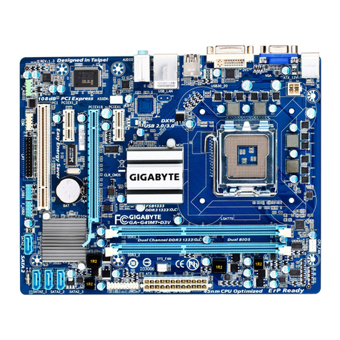 Gigabyte GA-G41MT-D3 User manual