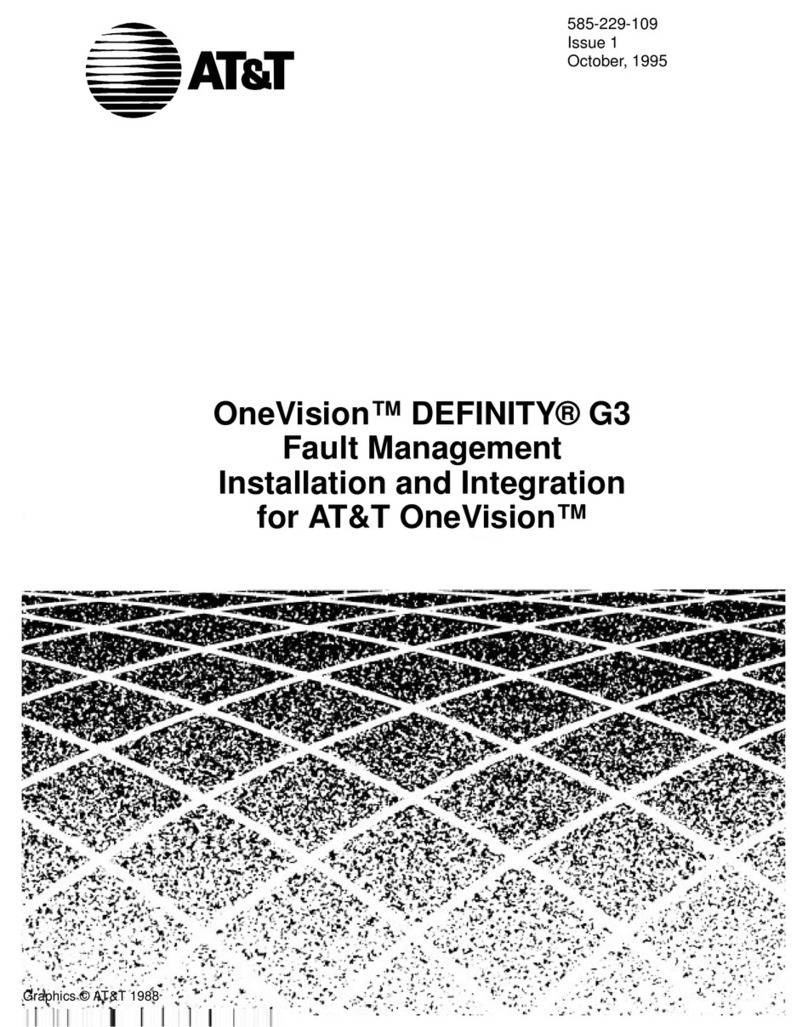 AT&T OneVision DEFINITY G3 Fault Management  and... Quick setup guide