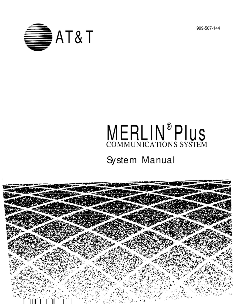 AT&T MERLIN Plus System manual