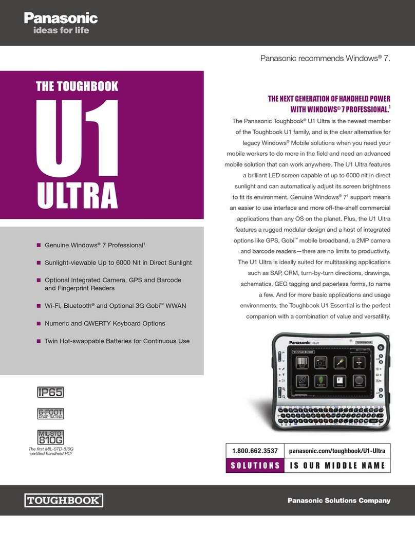 Panasonic Toughbook U1 Ultra User manual