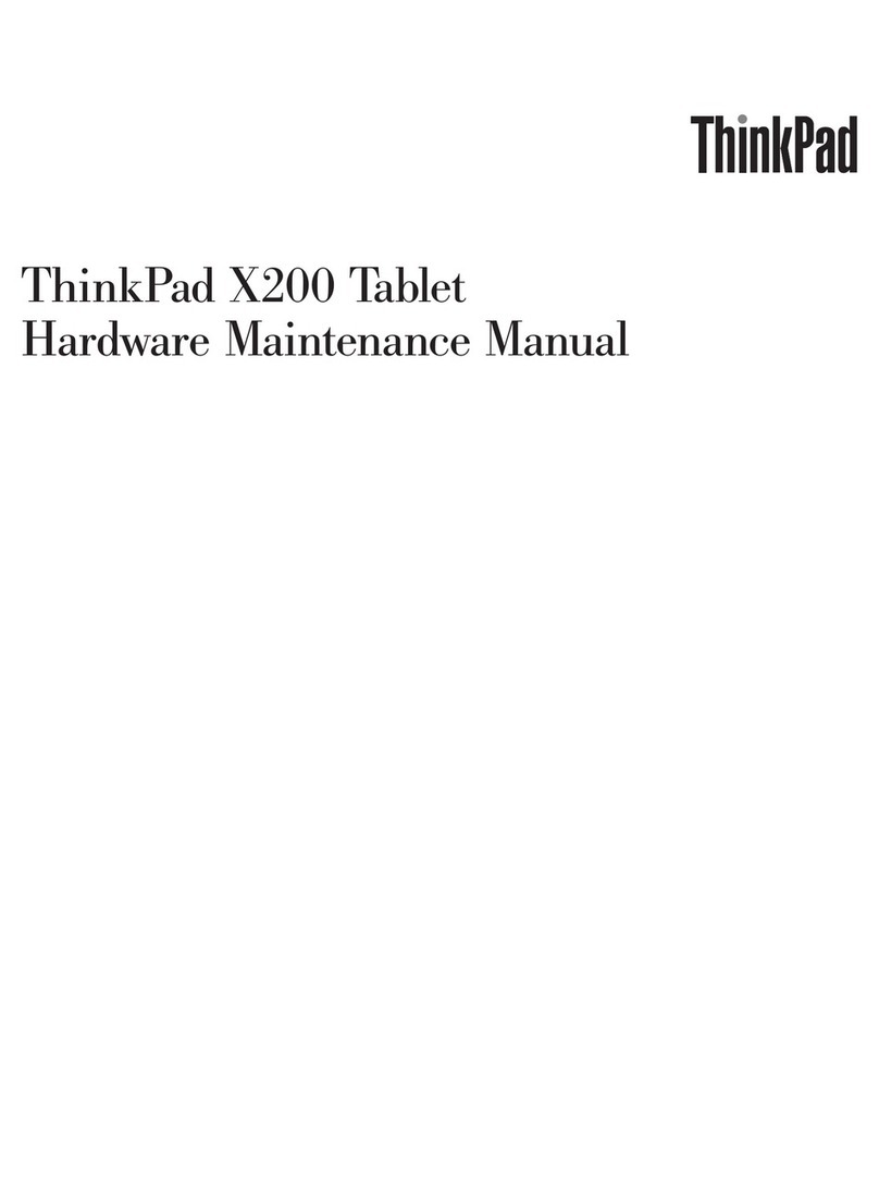 Lenovo X200T - Thinkpad 12.1" 160GB Owner's manual