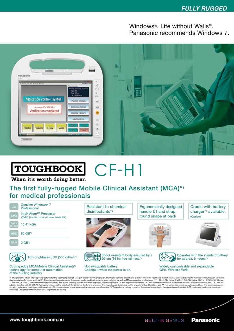Panasonic Toughbook CF-H1CEKRZ6M User manual