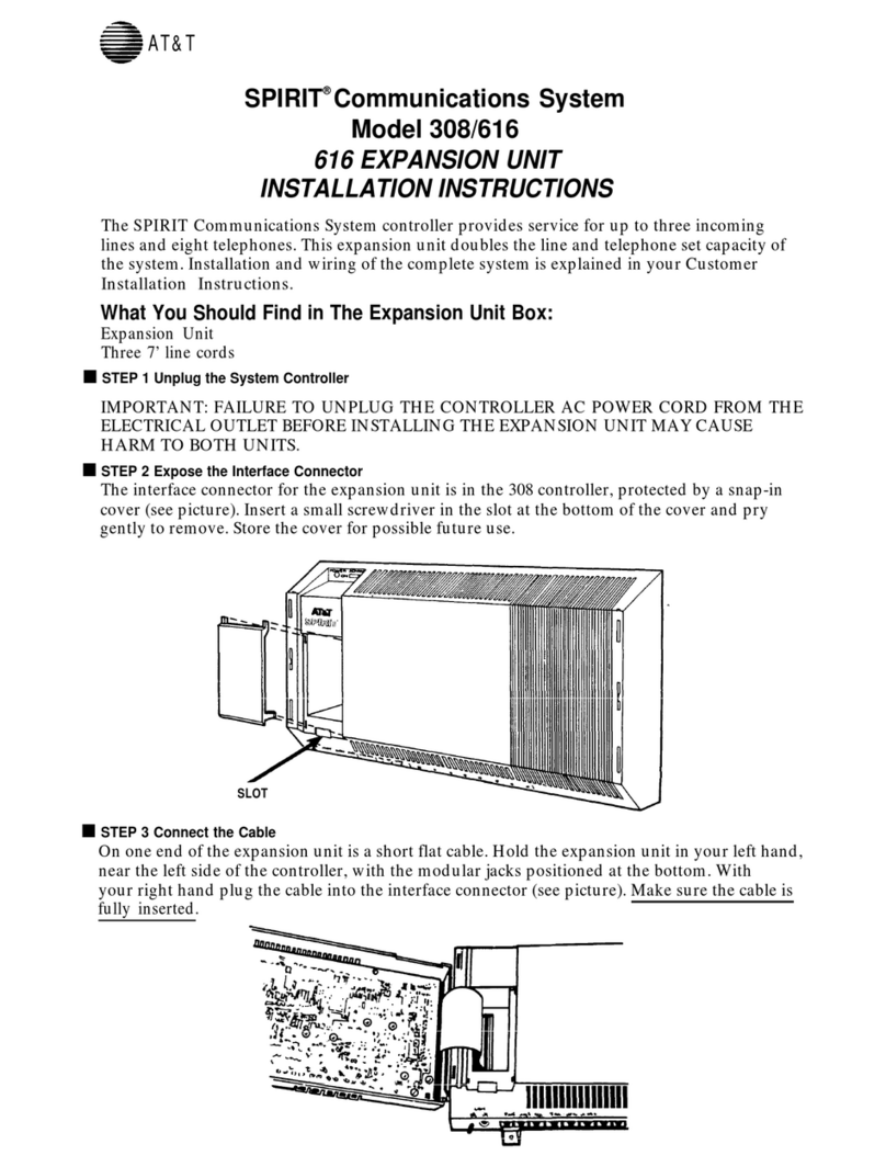 AT&T SPIRIT 616 User manual