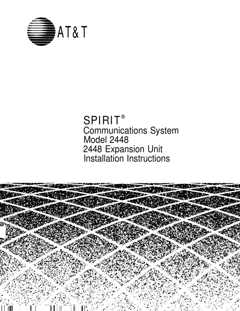 AT&T SPIRIT 2448 Expansion Unit installation instructions