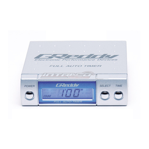 GReddy Full Auto Timer User manual
