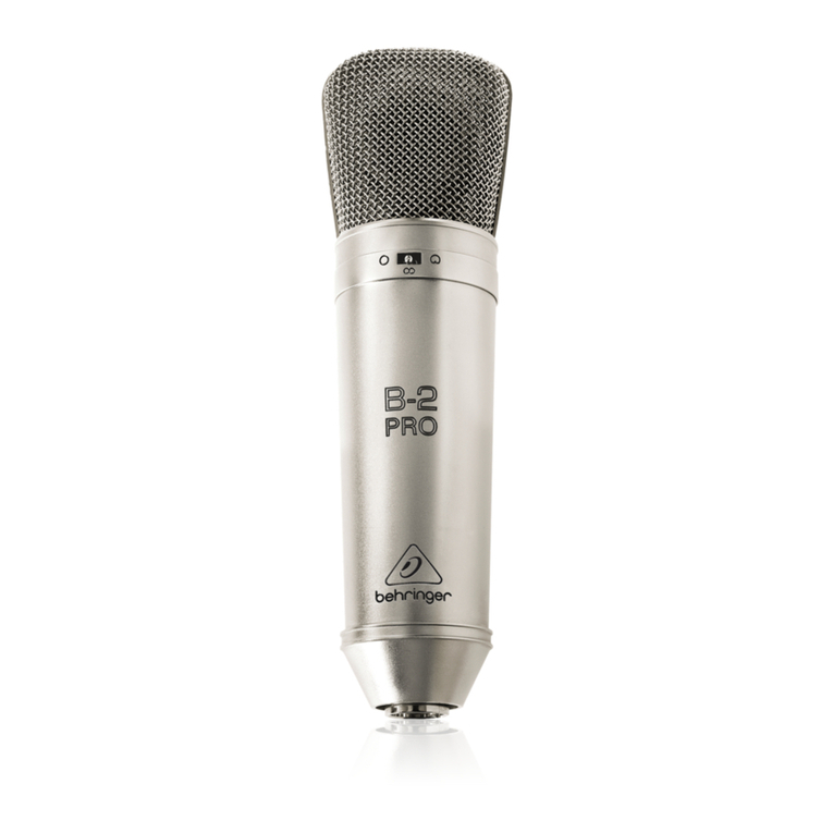 Behringer B-2 PRO User manual