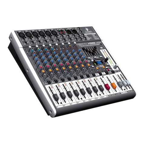 Behringer XENYX X1222 USB user manual