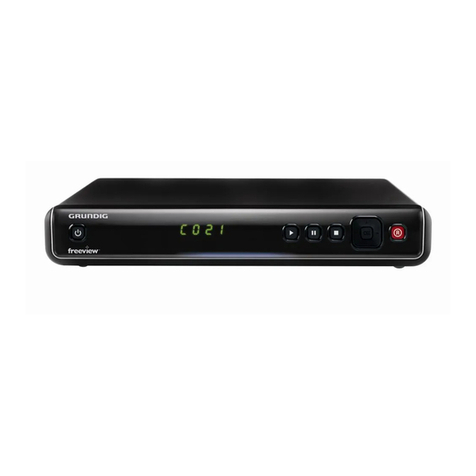 Grundig Freeview GDVR1TBFV User manual