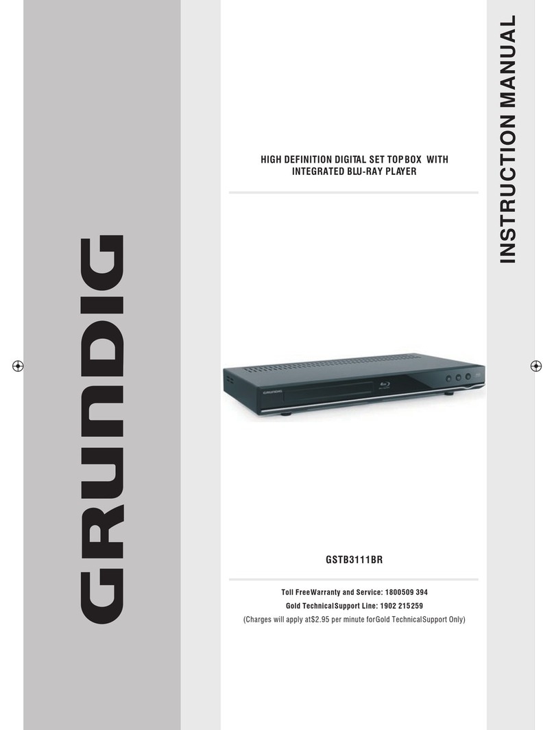 Grundig GSTB3111BR User manual Grundig GSTB3111BR User manual