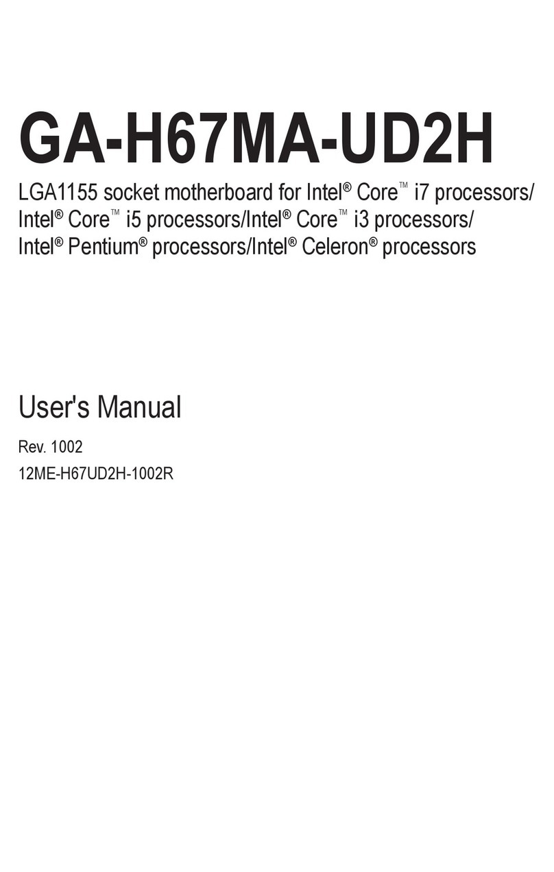 Gigabyte GA-H67MA-UD2H user manual